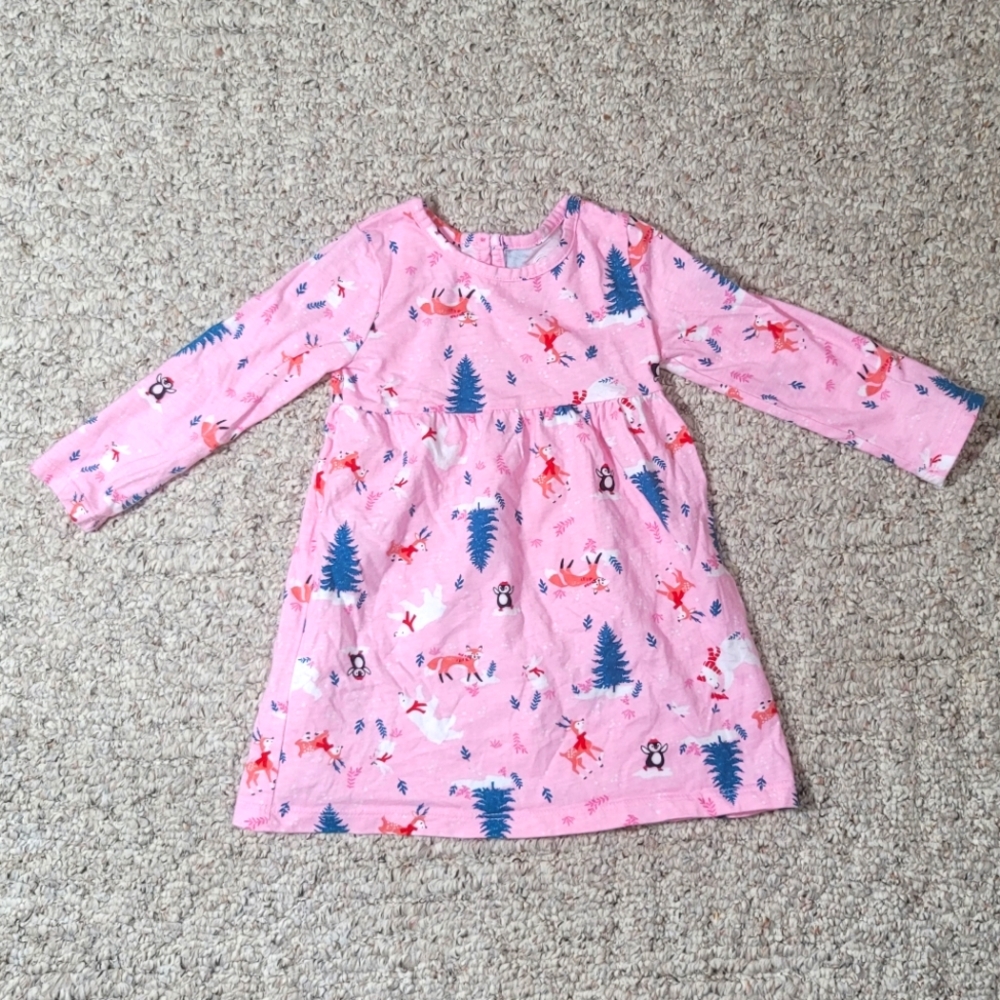 Wonder Nation Girls Holiday Dress. Size 18M